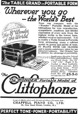 Cliftophone Portable ; British Brunswick (ID = 2744988) TalkingM