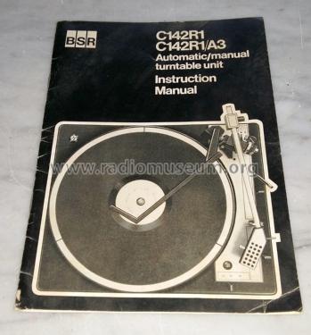 Automatic/manual turntable unit C142R1 C142R1/A3; BSR Monarch; Great (ID = 2325415) R-Player