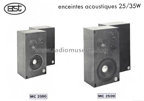 3-Way Speaker System MC 2000; BST, Bisset Groupe (ID = 1882568) Speaker-P