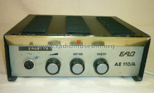 Audio Amplifier AE 110/A; BEAG - Budapesti (ID = 2301150) Verst/Mix