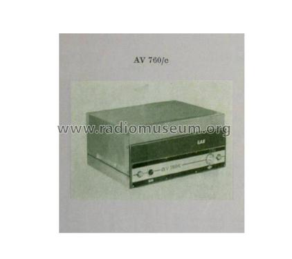 Audio Amplifier AV706/C; BEAG - Budapesti (ID = 1583664) Verst/Mix