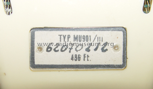 Dynamic Mikrofon MU-901/III; BEAG - Budapesti (ID = 2203563) Microphone/PU