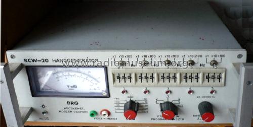 Hanggenerátor- Sound generator RCW-20; Budapesti (ID = 969813) Equipment