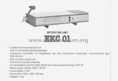 Intercom Unit EKC 01; BEAG - Budapesti (ID = 1615781) Ampl/Mixer