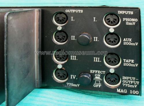 Magister Mixer Amplifier MAG 100; BEAG - Budapesti (ID = 1158246) Ampl/Mixer