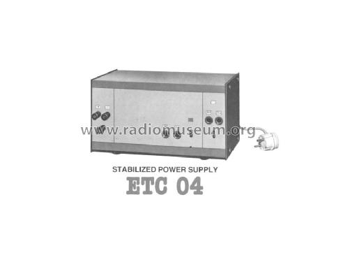 Power Supply Unit ETC 04; BEAG - Budapesti (ID = 1618250) A-courant