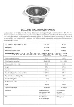 Speaker HX 123; BEAG - Budapesti (ID = 1615498) Speaker-P