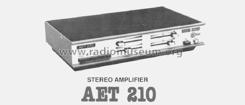 Stereo Amplifier AET-210; BEAG - Budapesti (ID = 1615844) Ampl/Mixer