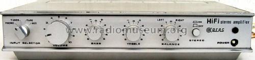 Stereo Amplifier AET 215; BEAG - Budapesti (ID = 1111006) Ampl/Mixer