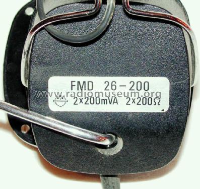 Stereo Headphones FMD-26-200; BEAG - Budapesti (ID = 1202147) Speaker-P