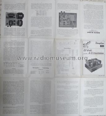 NF-Verstärker Bauplan 80; Budich GmbH, Georg; (ID = 3075212) Kit