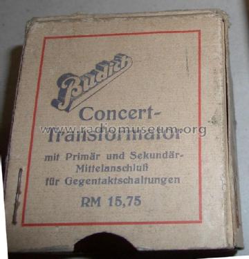 Concert-Transformer ; Budich GmbH, Georg; (ID = 1792357) Radio part