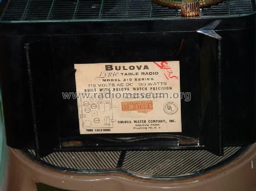 310 Series ; Bulova Watch Corp.; (ID = 1458086) Radio