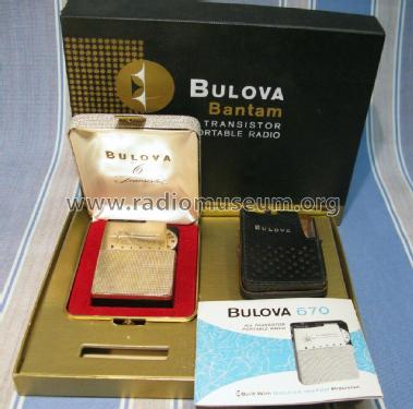 Bantam 6 Transistor 670; Bulova Watch Corp.; (ID = 2427903) Radio
