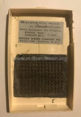 All Transistor 'Jupiter' 690 Series ; Bulova Watch Corp.; (ID = 3108643) Radio