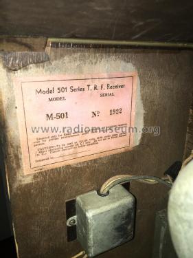 M501; Bulova Watch Corp.; (ID = 1958795) Radio