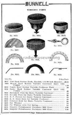 Bunnell Wireless Catalog Catalog no. 41 Nov. 1st 1919; Bunnell & Co., J.H.; (ID = 990001) Paper