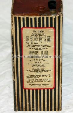 B Battery 45 Volts 30 Cells 2308; Burgess Battery Co.; (ID = 1563867) A-courant