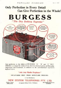 Batteries ; Burgess Battery Co.; (ID = 1358236) Power-S