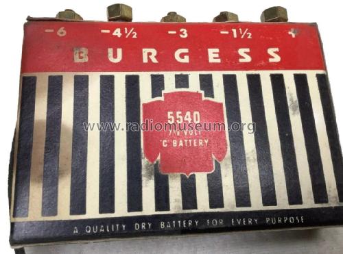 Batteries ; Burgess Battery Co.; (ID = 3123378) Power-S