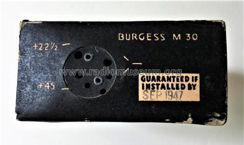 Multi-Ply B Battery M30; Burgess Battery Co.; (ID = 2128755) Power-S