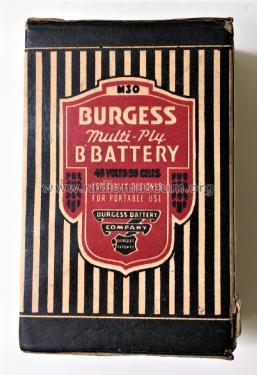 Multi-Ply B Battery M30; Burgess Battery Co.; (ID = 2128757) Power-S