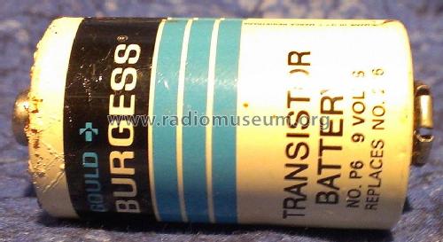 Transistor Battery 9 Volts No. P6; Burgess Battery Co.; (ID = 1518433) Power-S