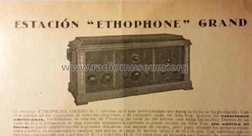 Ethophone grand luxe ; Burndept Ltd. London (ID = 2540925) Radio