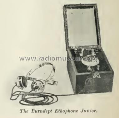 The Ethophone Junior ; Burndept Ltd. London (ID = 1715899) Galena