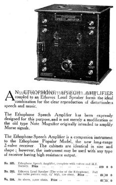 Ethophone Speech Amplifier ; Burndept Ltd. London (ID = 1075841) Verst/Mix