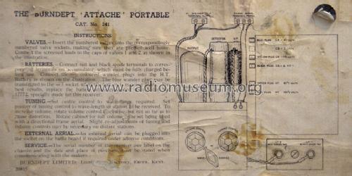 Portable 241; Burndept Ltd. London (ID = 1606556) Radio