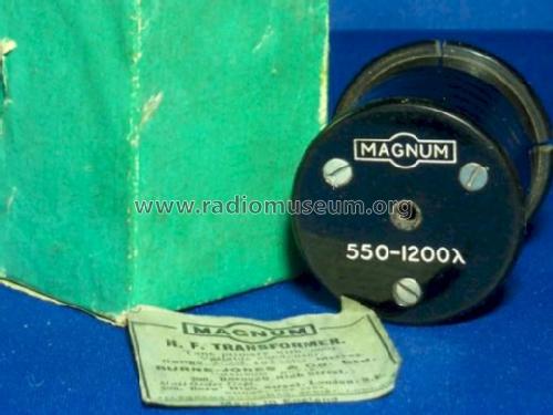 H.F. Transformer 550-1200m; Magnum brand Burne- (ID = 1586266) Radio part