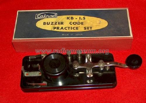 Buzzer Code Practice Set KB-1.5; Calrad - California (ID = 826957) Morse+TTY