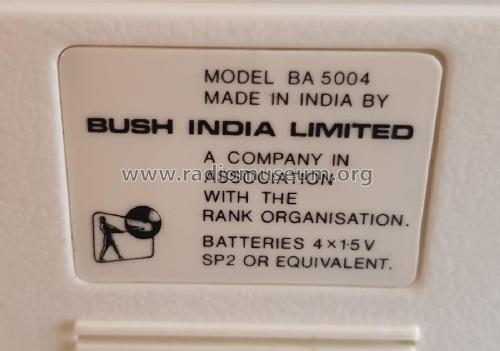 Portable Radio BA 5004; BUSH Limited India; (ID = 2575462) Radio