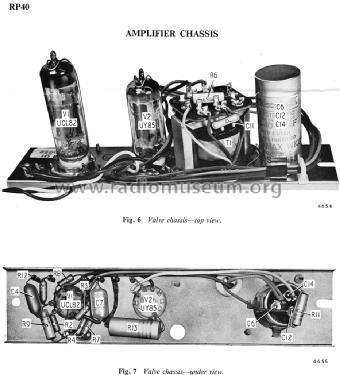 4-Speed Autochanger Record Player RP40; Bush Radio Ltd.; (ID = 1343721) Sonido-V