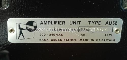 Amplifier Unit AU52; Bush Radio Ltd.; (ID = 3012565) Ampl/Mixer