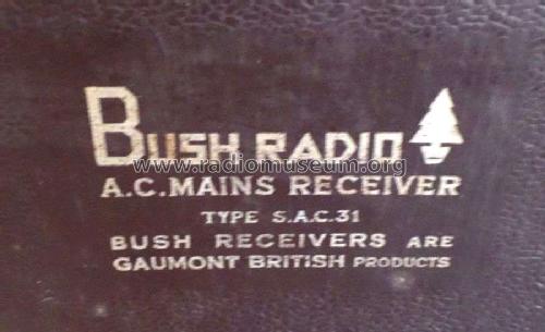 SAC31; Bush Radio Ltd.; (ID = 2323836) Radio