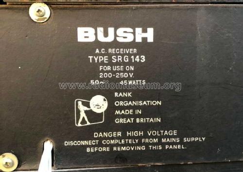 Transistorised Radiogram SRG143; Bush Radio; London (ID = 2688128) Radio