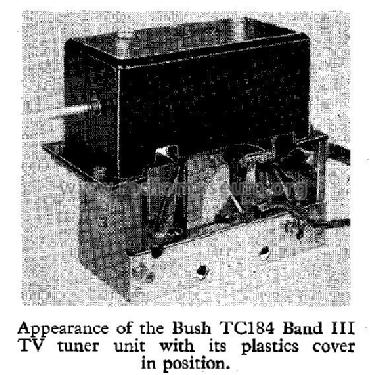 TV Tuner Unit TC184; Bush Radio Ltd.; (ID = 2512596) Adapter