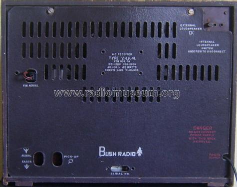 VHF41; Bush Radio; London (ID = 2289261) Radio