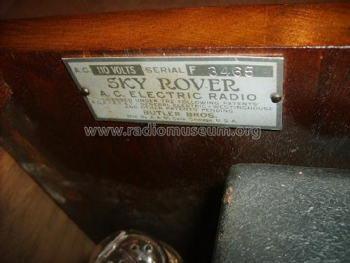 Sky Rover A. C. Electric Radio ; Butler Brothers Sky (ID = 1395083) Radio