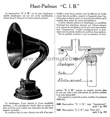 Haut-parleur Plein Air ; CIB C.I.B., Imbault (ID = 2530915) Parlante