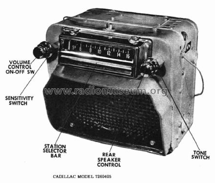 7260405 ; Cadillac Div. (ID = 2984405) Car Radio