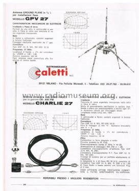 Antenna Veicolare con Load Mixer per CB/AM/FM Charlie 27; Caletti (ID = 2740632) Antenna