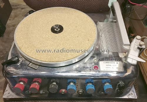 Commander II Record Player 62V; Califone (ID = 2088370) R-Player