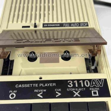 Compact Cassette Player 3110, 3110AV; Califone (ID = 2983258) Reg-Riprod