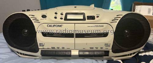 Compact Disc Player Stereo Radio Dual Cassette Recorder 2455AV-02; Califone (ID = 2983531) Radio