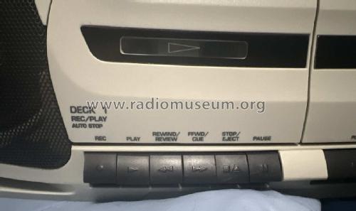 Compact Disc Player Stereo Radio Dual Cassette Recorder 2455AV-02; Califone (ID = 2983534) Radio