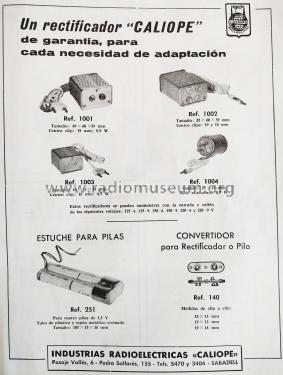 Alimentador de red 1001; Caliope, José (ID = 2555069) Power-S