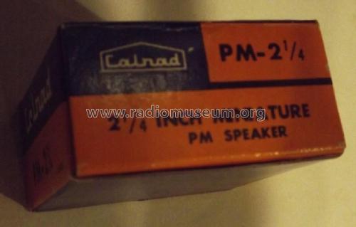 2¼ Inch Miniature PM Speaker PM-2¼; Calrad - California (ID = 1785276) Speaker-P